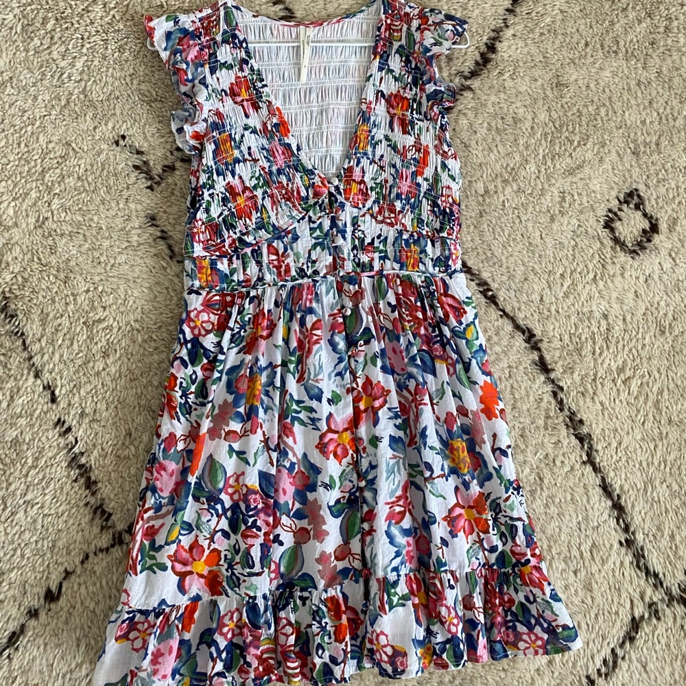By Anthropologie floral dress in XS